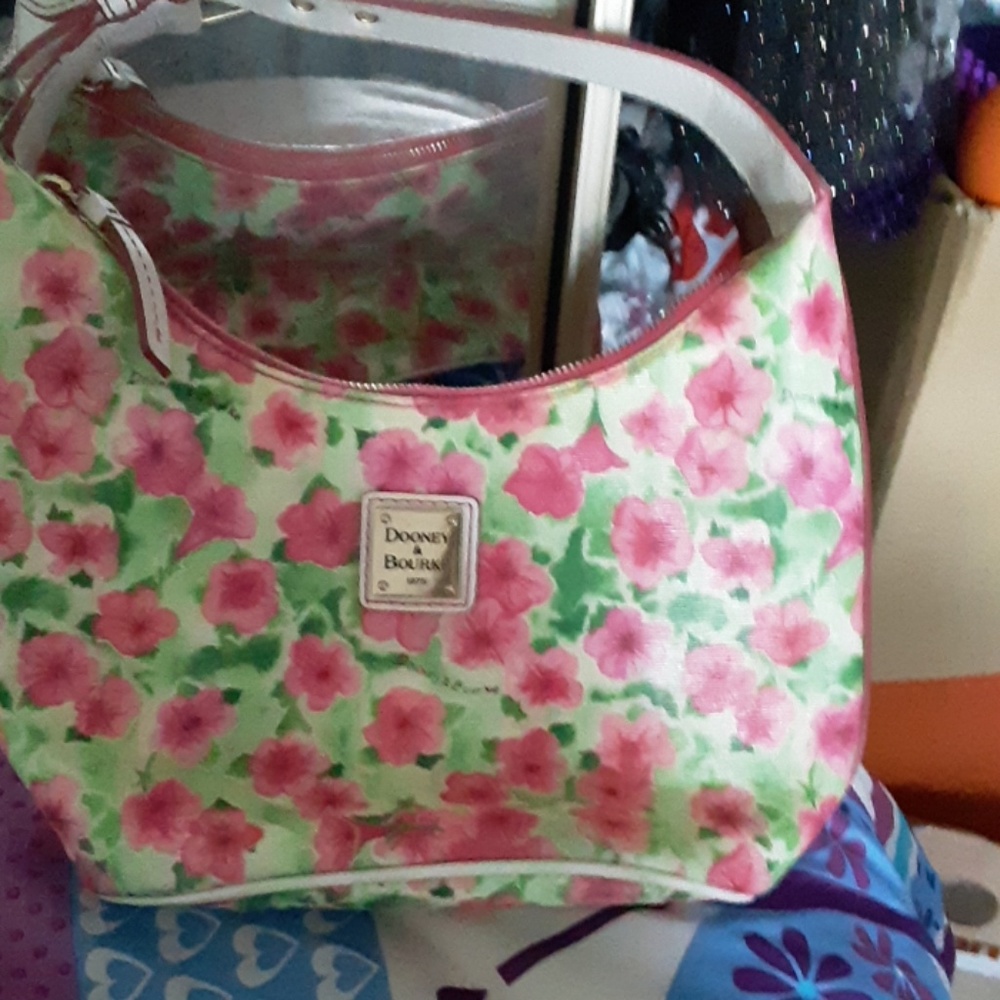 Pink floral Dooney& Bourke Purse